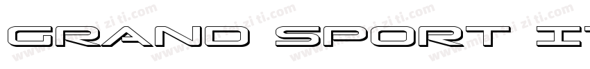 Grand Sport Italic字体转换